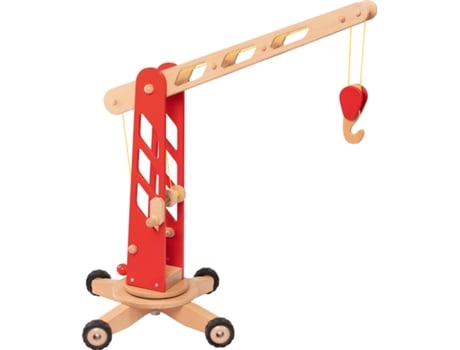 Brinquedo de Madeira GOKIRed Crane (Idade Mínima Recomendada: 3 anos)