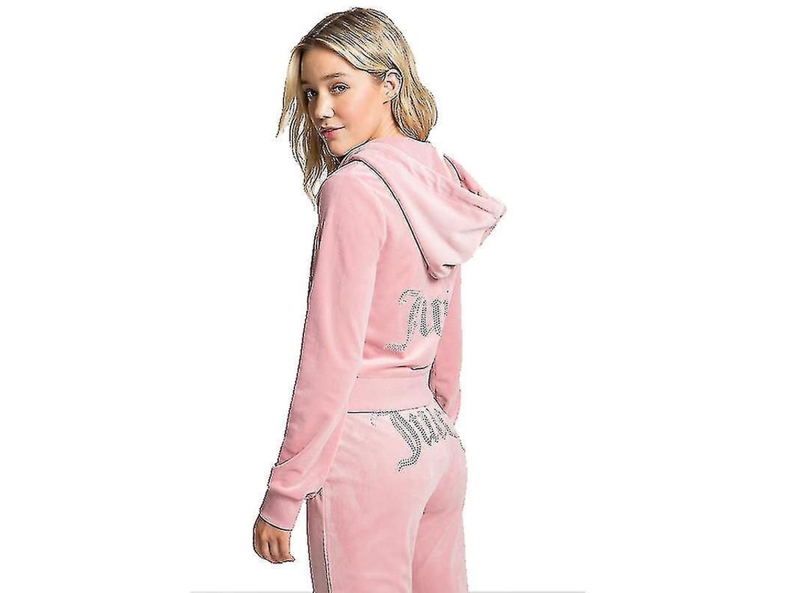 2026 conjunto de Moletom e Calça de Veludo com Fecho para Mulher, Moda Sexy, Estação Primavera/outono 2023