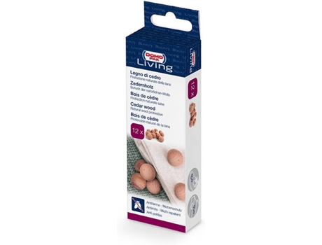 Pack 12 Bolas de Cedro  DOMO PACK LIVING Ø2Cm