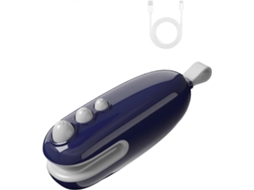 Mini Seladora De Sacos Portátil Recarregável Via Usb, Ideal Para Lanches E Alimentos (azul)