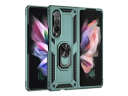 Capa Sbsg Para Samsung Galaxy Z Fold 3, Capa De Silicone Resistente Para Samsung Z Fold 3, Capa Magnética Para Samsung Z Fold 3, Capa Verde Escuro Par