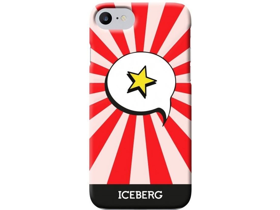 Capa iPhone 6, 6s, 7, 8 ICEBERG Comics Star Vermelho