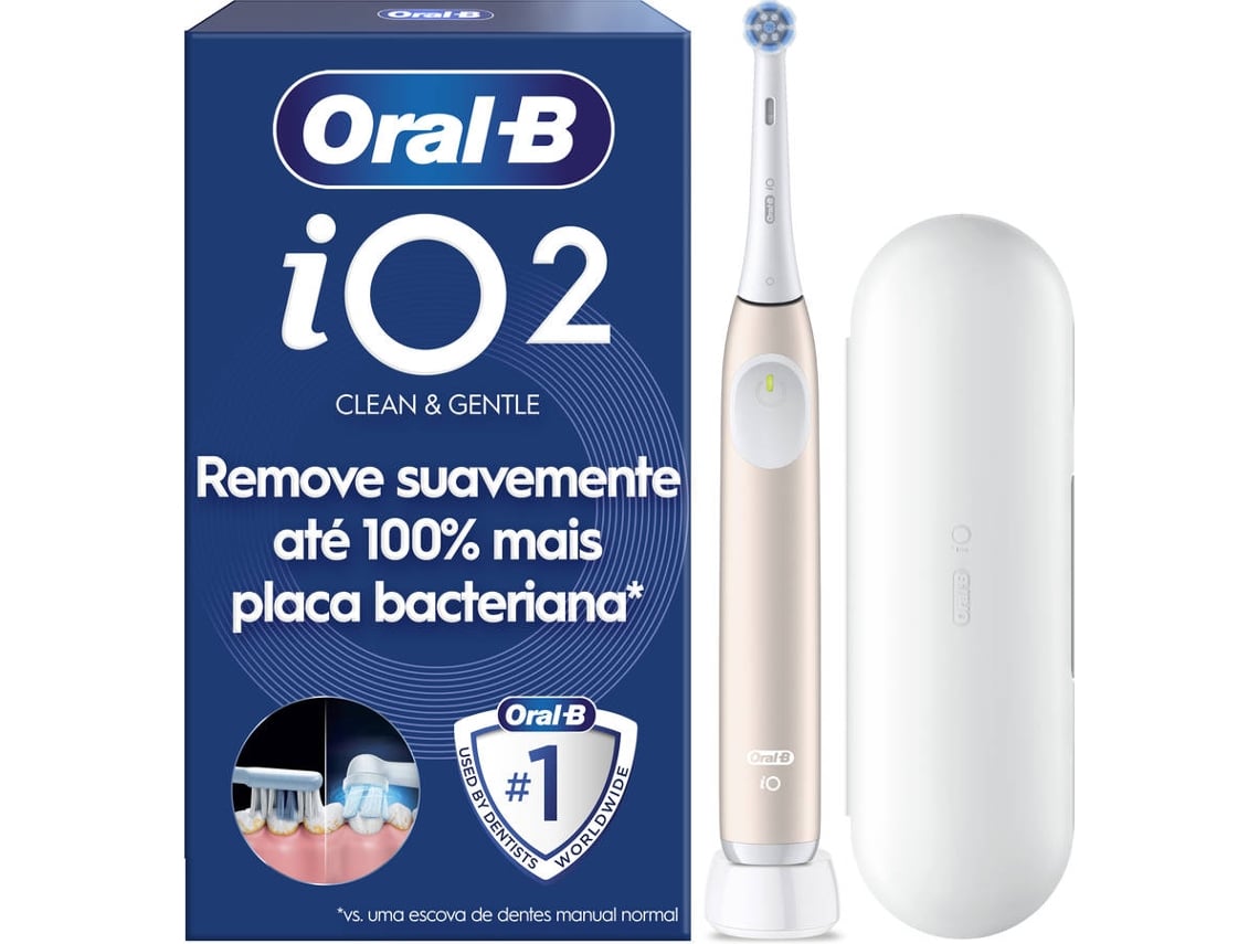 Escova Dentes Elétrica ORAL-B IO2 Rosa (1 Unidade)