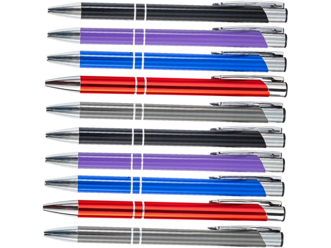 Conjunto De 10 Canetas Rollerball Em Gel E Lapiseiras Ergonômicas Para