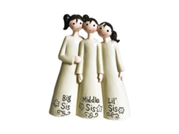 Escultura de Resina Angel com Flores LAXISCREED