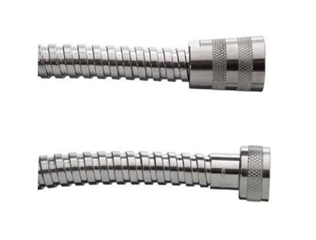 Chuveiro De Chuveiro Flexível em Aço Inox 200 Cm Cromado Tecb3361 Cornat