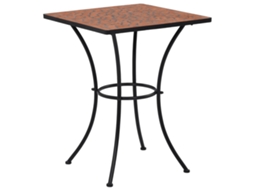 Mesa de jardim VIDAXL Marrom Cerâmica (60x60x76 cm)