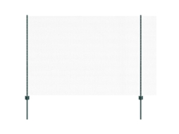 Conjunto 1 Painel De Cerca Vidaxl Verde Aço (25 X 1,6 M)