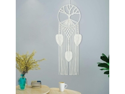 Aro de sonhos com design de árvore da vida em macramê para decoração de festas | S/MARCA
