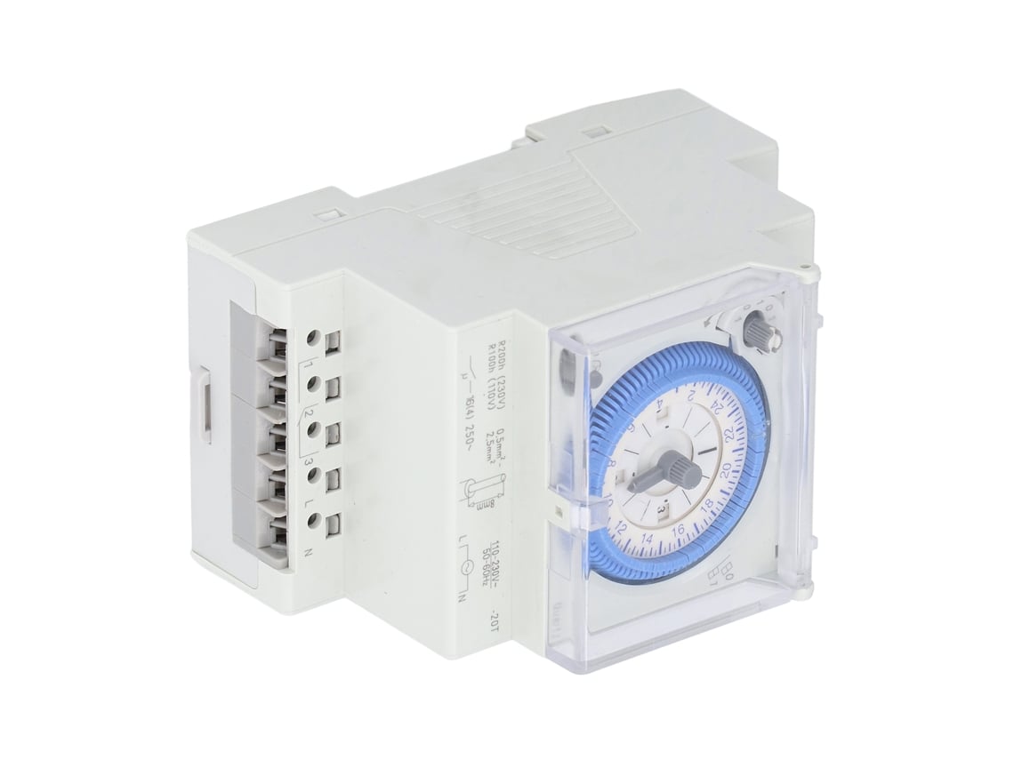 Interruptor Programável Mecânico 24h com Reserva de Energia