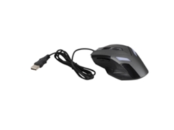 Mouse Gamer LAXISCREED, 6 botões, USB com fio, óptico, iluminado, ergonômico | LAXISCREED