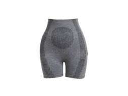 Calcinha Modeladora Feminina com Apoio Abdominal, Eleva Bumbum e Design Anti deslizante para Dia Completo Cinza