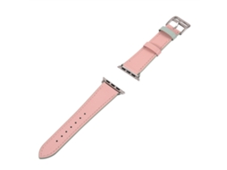 Pulseira de couro genuíno para mulheres, vintage, com fivela