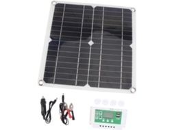 Kit Carregador Solar Externo Com Painel De Carregamento Para Celular