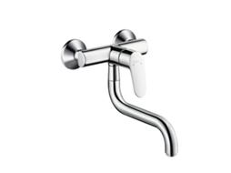 HANSGROHE Focus M41 Misturadora Monocomando de Cozinha Montagem na Parede Bico Baixo 1Jet Cromado