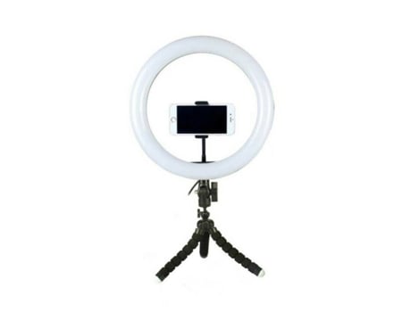 Anel de Luz Led Aro para Fotografía 20Cm + Tripode