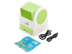Mini Ventilador Sem Lâmina Usb Bateria Roxo