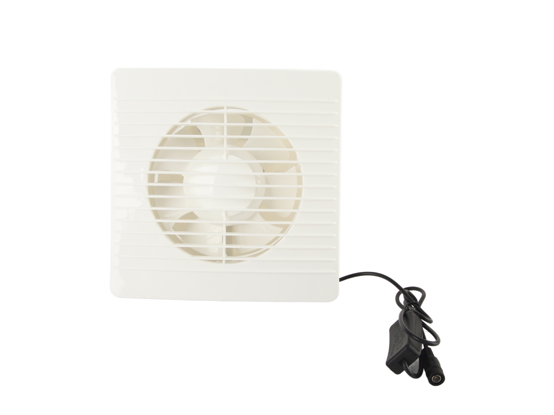 Exaustor Solar 50w 6in Ip67 para Estufas Casas de Pets