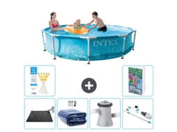 Intex Piscina Com Estrutura Redonda - 305x76 Cm - 7-peças S82