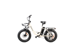 Univercycle B5 Bicicletas Eléctricas Motor 250w Bateria 48v13ah 20 Polegadas Pneus Travão a Disco Hidráulico Branco PVY
