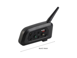 Fone De Ouvido Intercomunicador 1200m Para Capacete De Moto
