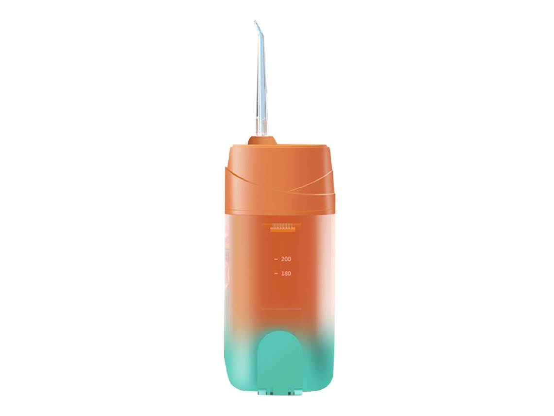 Irrigador Oral Sem Fio 3 Modos 200ml Ipx7 Laranja