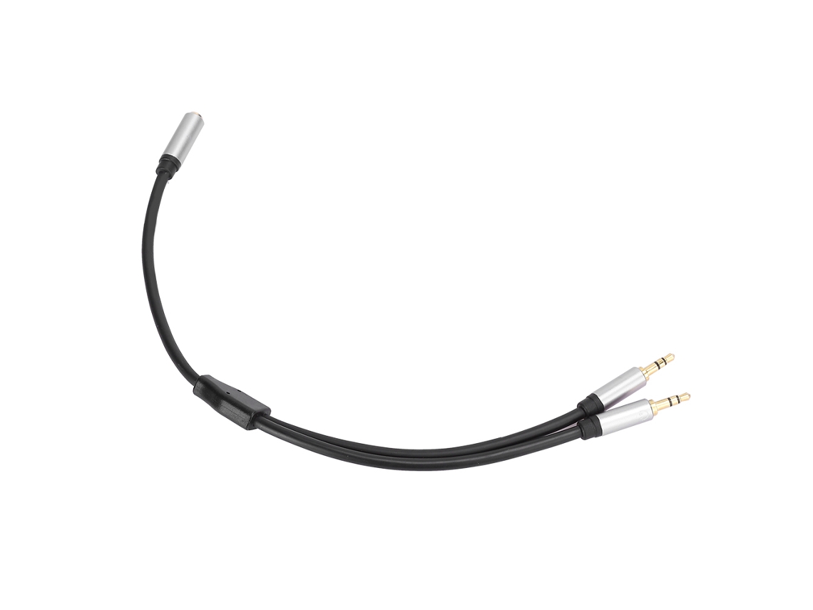 Cabo Aux 3.5 Mm, Fêmea para Dois Machos, 0,3 M CHABERLU