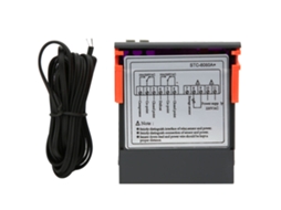 Controlador de Temperatura Digital STC 8080A+ Termostato para Refrigeração com Descongelamento e Alarme
