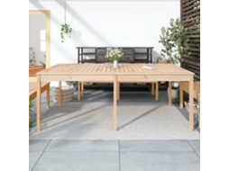 Vidaxl Mesa De Jardim 203,5x100x76 Cm Madeira De Pinho Maciça