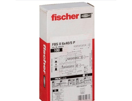 Fischer Group Ultracut Fbs Ii 6X40/5 P 100 Peças