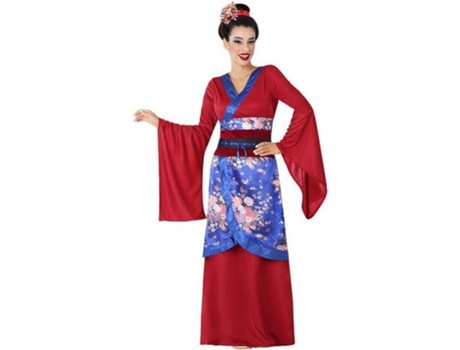 Fantasia para Adultos Chinesa Vermelho - XL