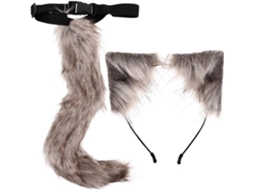Tiara De Gato E Tiara Decorativa Com Cauda Para Acessórios De Festa À Fantasia De Animais E Carnaval.