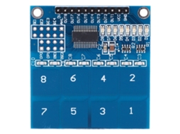 Módulo Sensor Tático Capacitivo Ttp226 8 Canais Digital Touch Switch