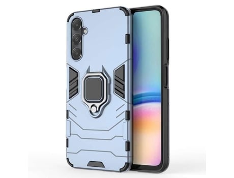 Capa Para Samsung Htdmobiles Vidro Temperado Anti-choque Rígida Azul