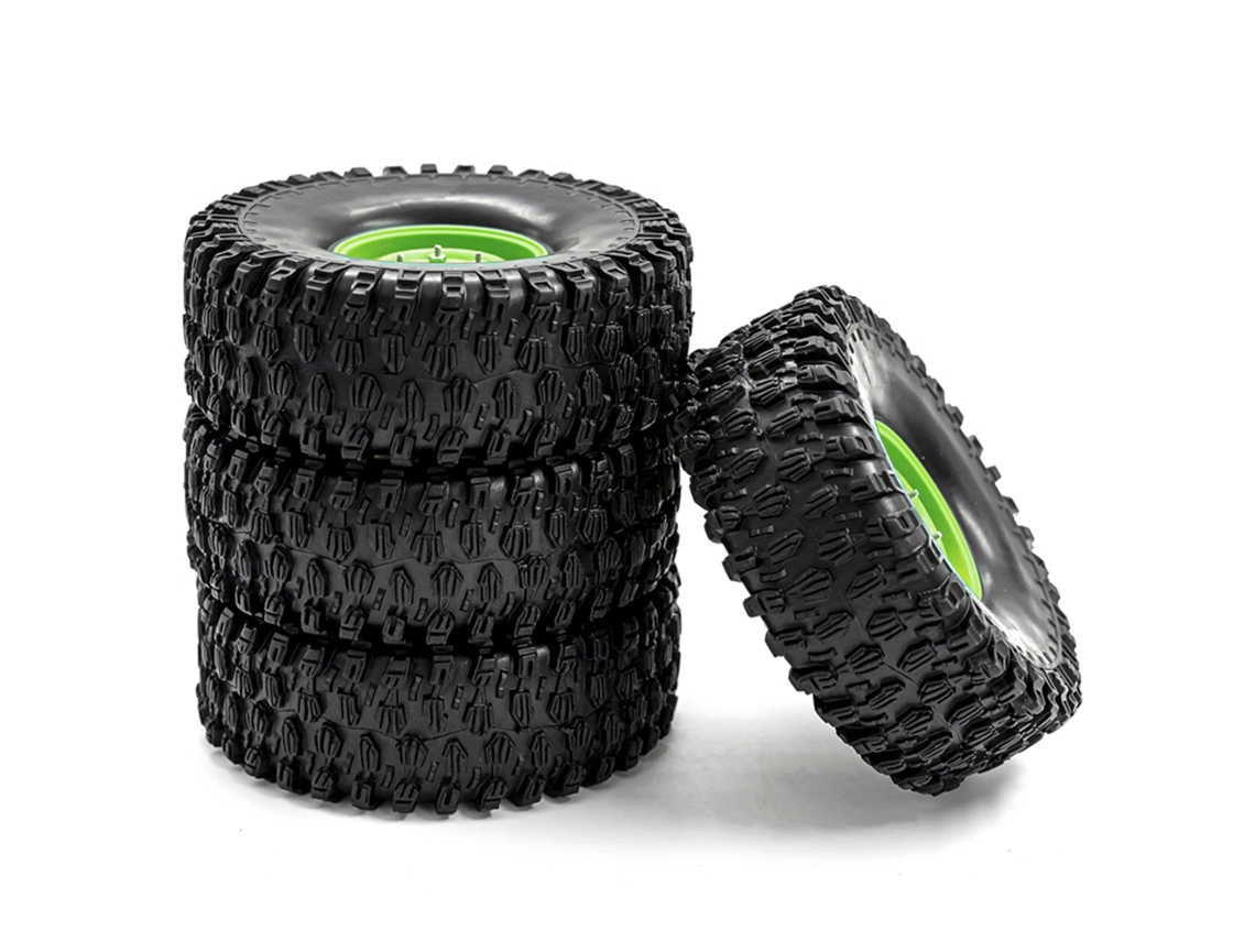 Laxiscreed Pneus De Borracha Para Carros Rc 1/10, Alta Performance E Durabilidade