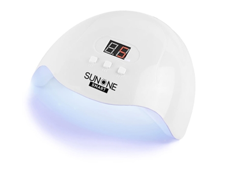Lâmpada profissional de cura de unhas UV/LED de 48 W, branca, Sunone