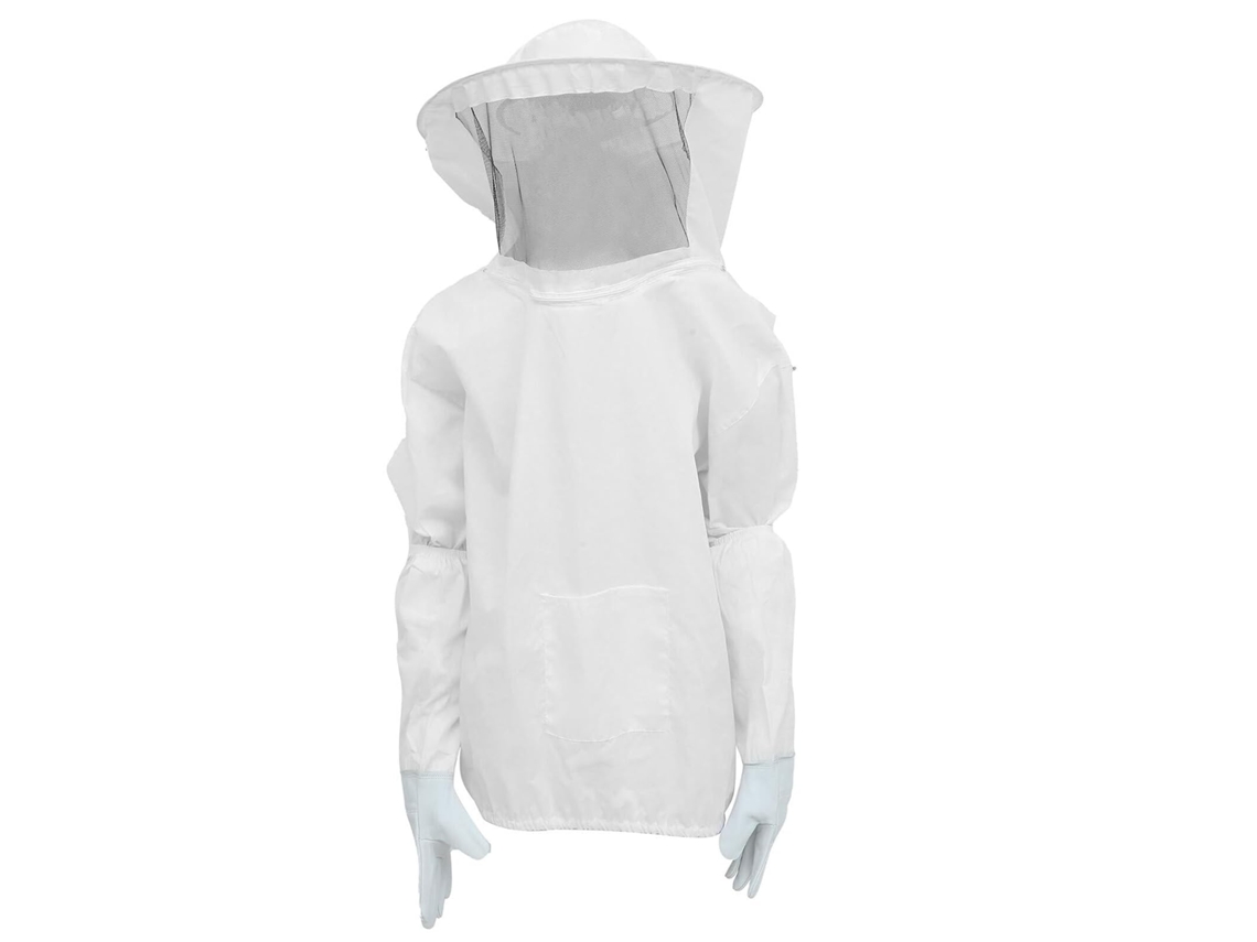 Roupa De Apicultura Leve E Respirável Com Luvas De Proteção Grossas.