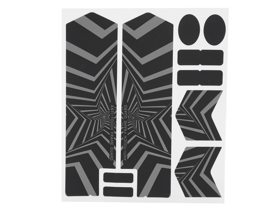 Patch refletor para garfo de bicicleta de montanha, estrela, acessório de ciclismo