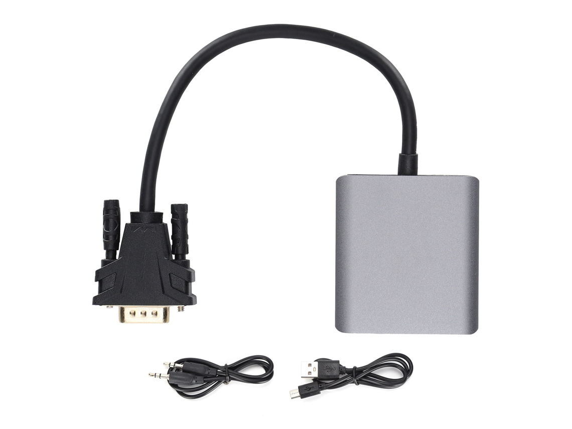 Interface Multimídia VGA para HDMI Mindpure AD014, com Áudio e Alimentação CHABERLU