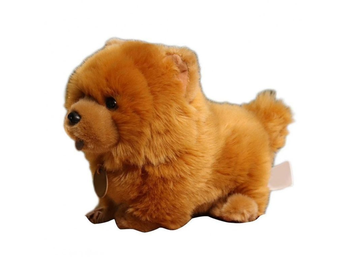 2026 Adorável Cachorrinho Chow Chow de Pelúcia Macia para Decoração de Sofá, Brinquedo Presente, 25cm