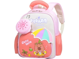 Mochila Grande Capybara Para Escola, Mochila Estilosa | Mochila Infantil Com Alças Respiráveis Para Gokoco