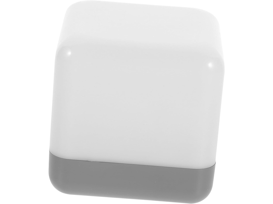 Luminária noturna de LED em formato de cubo para meninos e meninas.