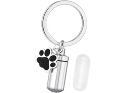 Porta-chaves Com Urna Para Animais De Estimação, Recordações, Cremação Gatos, Pingentes Com Impressão Da Pata Do Cão, Ergonômico, Uso Diário