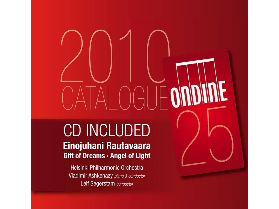 CD Ashkenazy/Segerstam/Helsinki PO - Ondine 2010 Katalog+CD (1CD)