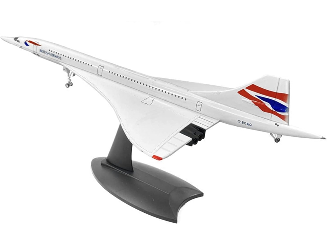 Modelo em Escala 1/200 do Concorde British Airways para Colecionadores SFUSHOS