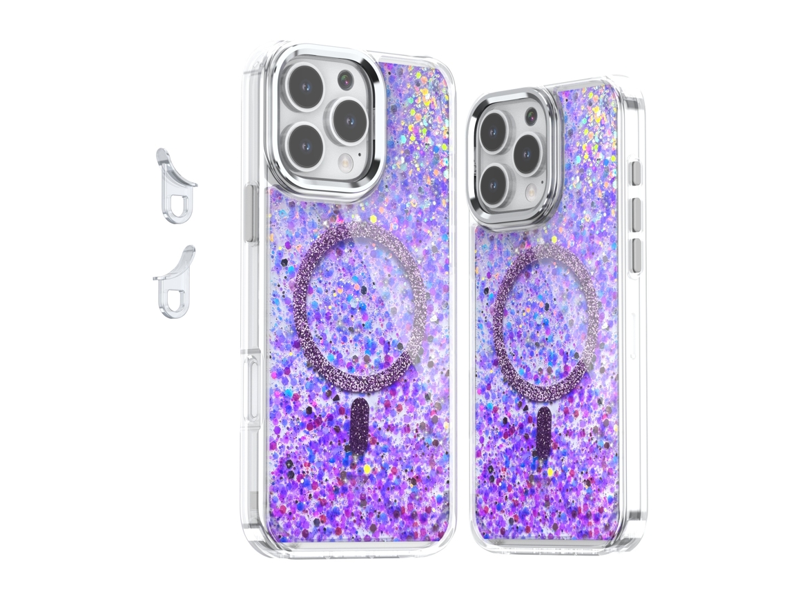 Capa Magnética Para Celular À Prova De Quedasroxo - Iphone 16
