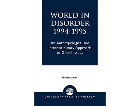 Livro world in disorder, 1994-1995 de sheldon smith (inglês)