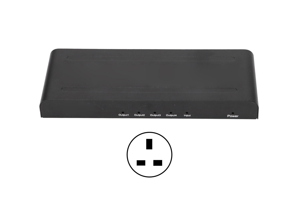 Divisor Hdmi LAXISCREED 1 Entrada 4 Saídas 4k 60hz