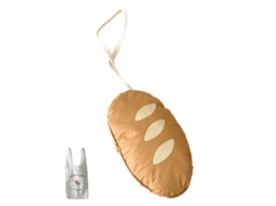 Sacola de Compras Dobrável em Formato de Pão de Desenho Animado, com Grande Capacidade, Ideal para Uso Diário e Viagens. GOKOCO
