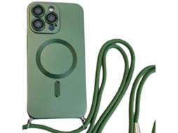 Capa com Cordão Magsafe Crossbody para iPhone 12 Verde